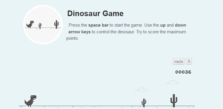 Reseña 1226 - Dinosaur Game