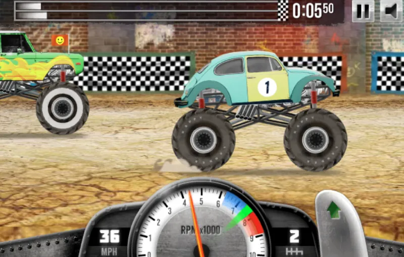 Reseña 1247 - Racing Monster Trucks